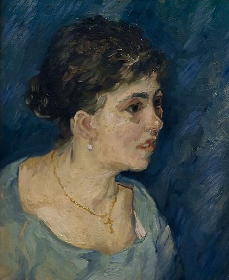 Vincent Van Gogh Kop van een vrouw Sweden oil painting art
